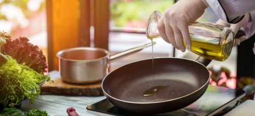 غذای گیاهی و کم کالری با روغن زیتون