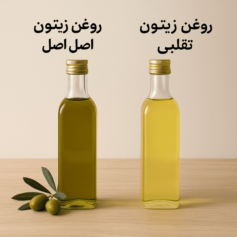 روغن زیتون اصل و تقلبی